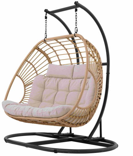 DOUBLE HANGING EGG CHAIR