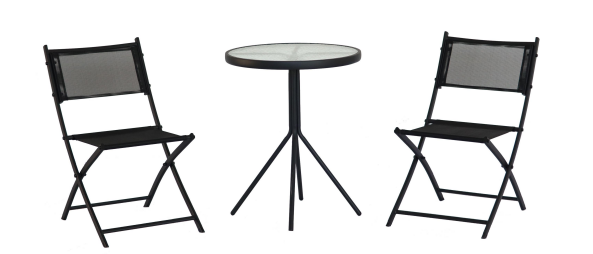 TABLE AND CHAIR SET OF 3