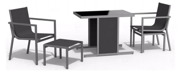 TABLE AND CHAIR SET-5PCS