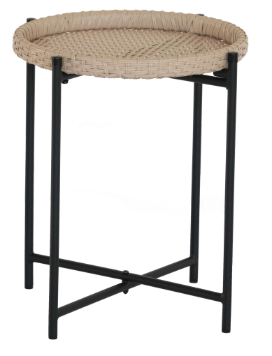 SINGLE LYER RATTAN TABLE