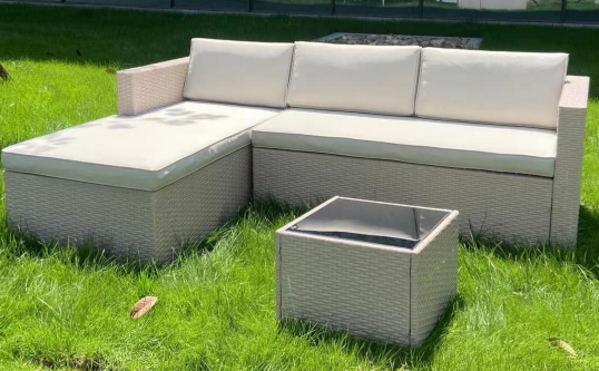 RATTAN SOFA SET OF 3